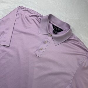 Brooks Brothers Pastel Purple Polo Shirt Mens M Performance Mercerized Easter